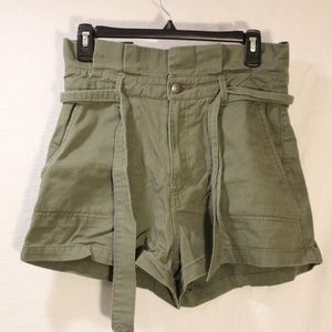 Streetwear Society Paper Bag High Waisted Shorts